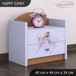 Nočna omarica Happy babies Princ in princesa na belem konju 33 SZN1